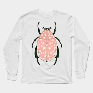 Pink beetle insect Long Sleeve T-Shirt